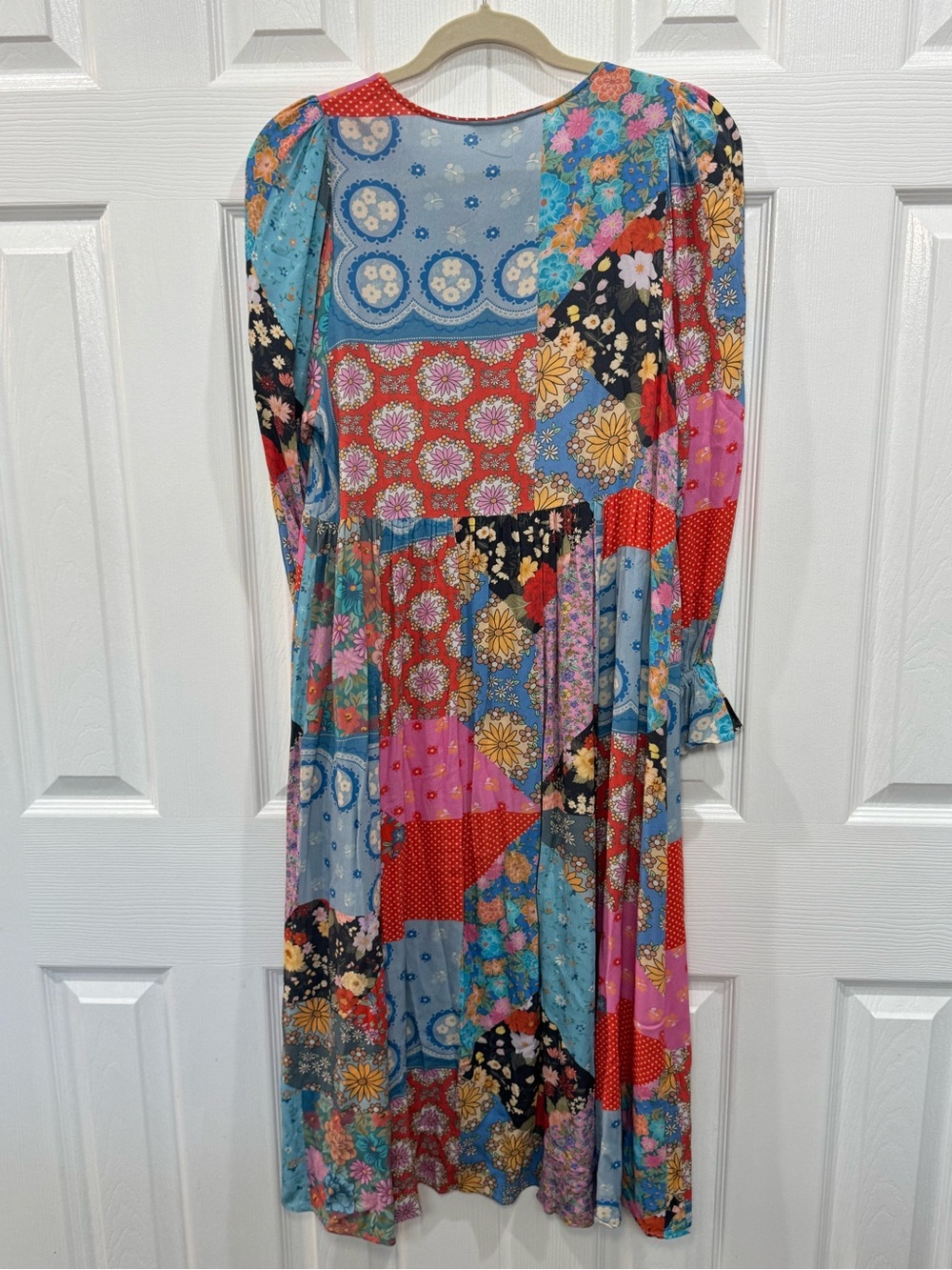 🌸🦋 Free People Multi-Color Patchwork Maxi Dress 🦋🌸 - Picture 16 of 16